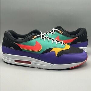 2019 Nike Air Max 1 SE Windbreaker Multicolor Retro Shoes - Men's Size 15